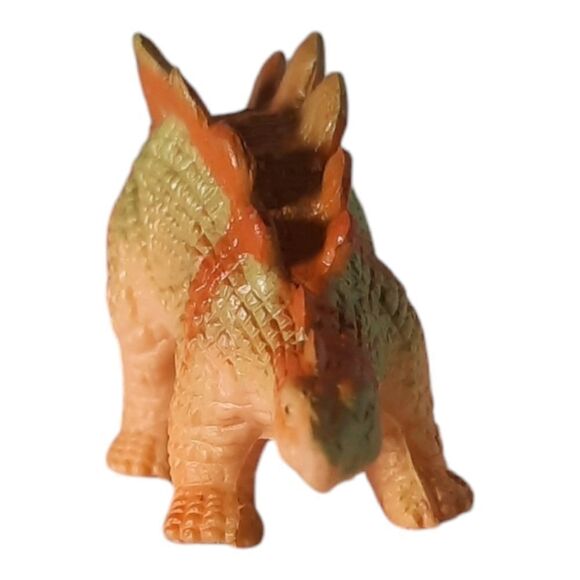Vintage Stegosaurus Dinosaur Action Figure1997 Prehistoric Jurassic Rubber - Picture 2 of 3